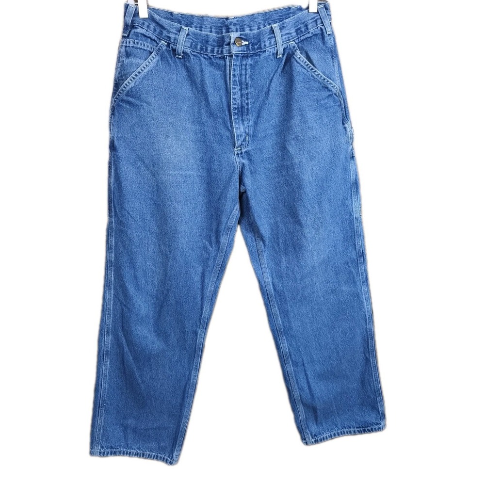 Carhartt B13 DST Dungaree Fit Jeans Mens 36x32 Relaxed Workwear Carpenter